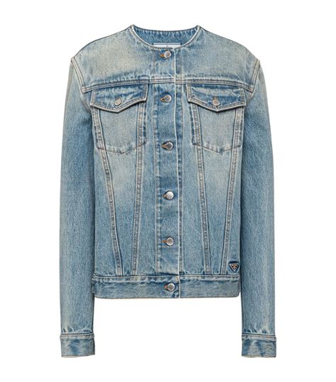 prada jean jacket women|Prada denim jacket men.